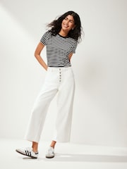 Monochrome Essential Pure Cotton Short Sleeve Crew Neck T-Shirt - Image 2 of 6