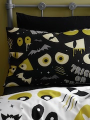 طقم غطاء لحاف وأكياس وسائد بتصميم Trick or Treat من Bedlam - صورة 2 من 4