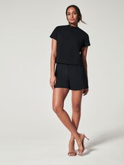 SPANX® The Perfect A-Line Black Formal Shorts - Image 4 of 7