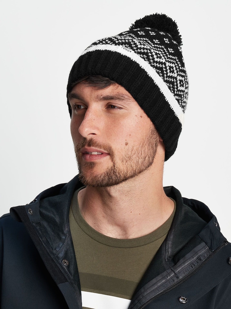 Tog 24 Black Cawley Chocolate Winter Knitted Hat - Image 2 of 3