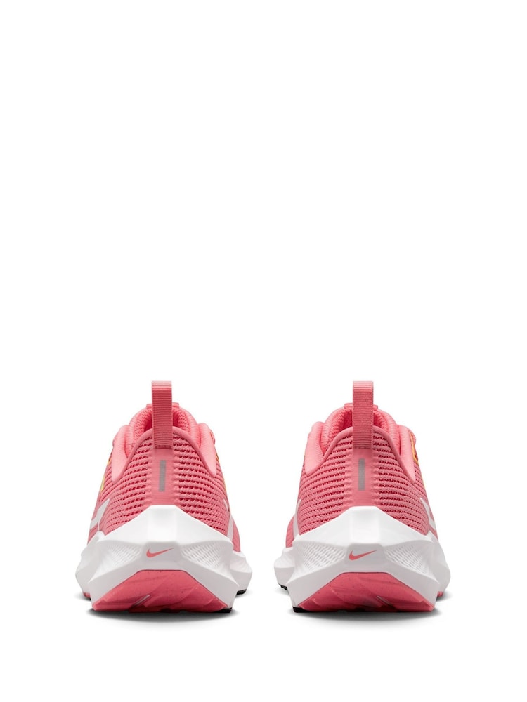 Nike Coral Pink Air Zoom Pegasus 40 Youth Running Trainers - Image 6 of 11
