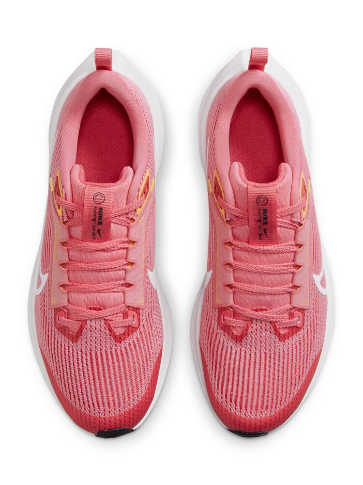 Nike Coral Pink Air Zoom Pegasus 40 Youth Running Trainers - Image 7 of 11