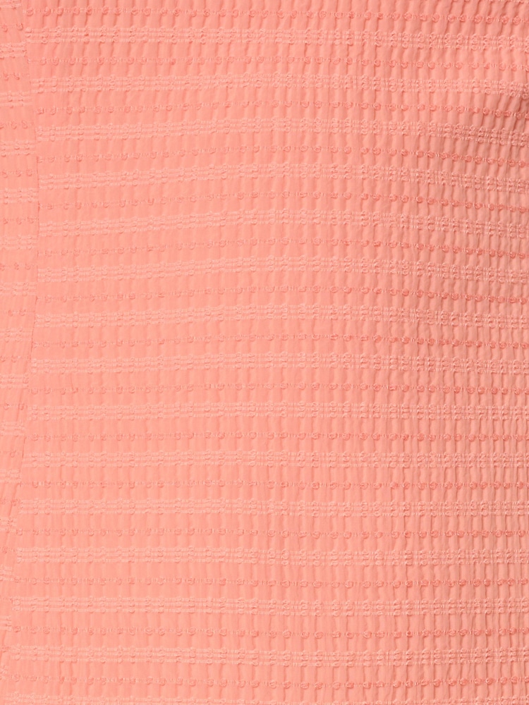 Adrianna Papell Pink Seersucker Midi Dress - Image 6 of 6