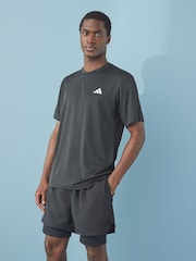adidas Black Train Essentials Training T-Shirt - Image 4 of 7