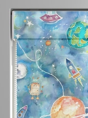 Voyage Sky Blue Kids Out Of This World Made To Measure Roman Blind - Image 3 of 6
