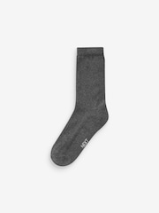 Grey 7 pack cushioned footbed socks - Image 2 of 2