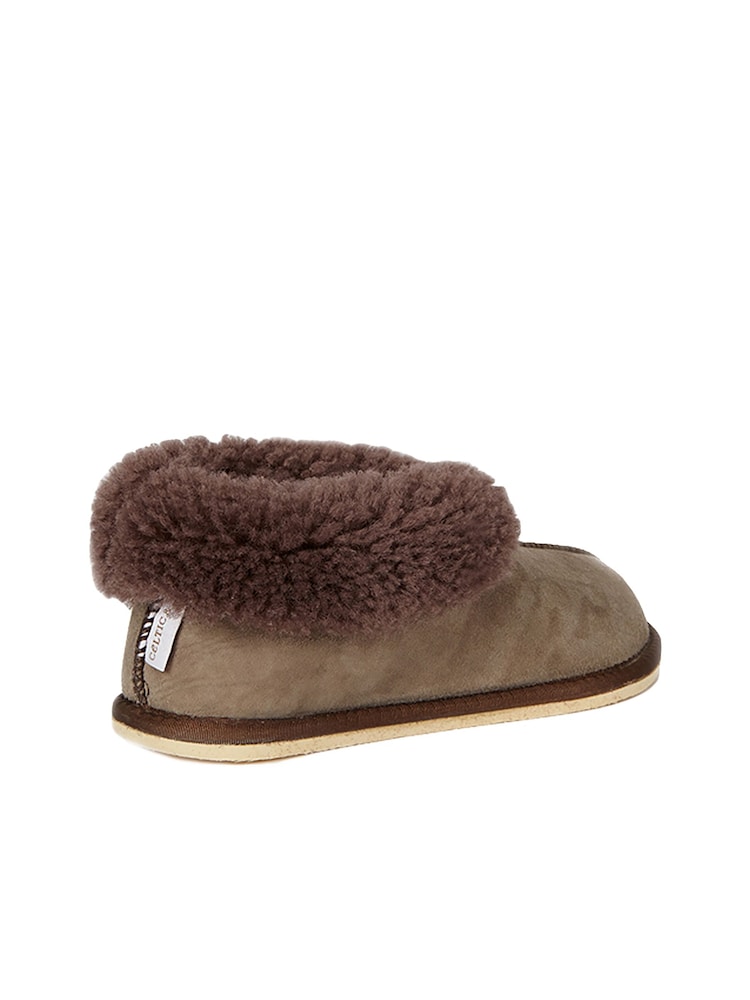 Celtic & Co. Ladies Sheepskin Bootee Slippers - Image 3 of 5