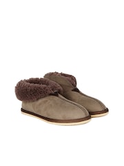 Celtic & Co. Ladies Sheepskin Bootee Slippers - Image 4 of 5