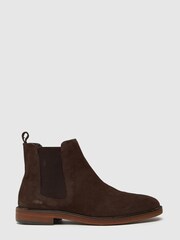 Schuh Dante Suede Brown Chelsea Boots - Image 1 of 4