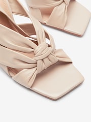 Bone Cream Signature Forever Comfort® Leather Twist Sandals - Image 4 of 10
