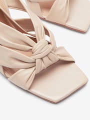 Bone Cream Signature Forever Comfort® Leather Twist Sandals - Image 9 of 10