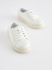 White Lace-Up Shoes - Image 1 of 7