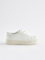 White Lace-Up Shoes - Image 2 of 7