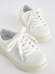 White Lace-Up Shoes - Image 4 of 7
