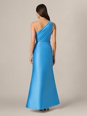 Vestido mikado con un solo hombro de Adrianna Papell - Imagen 2 de 6