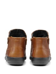 Hotter Tan Brown Regular Fit Murmur Zip-Fastening Boots - Image 3 of 3