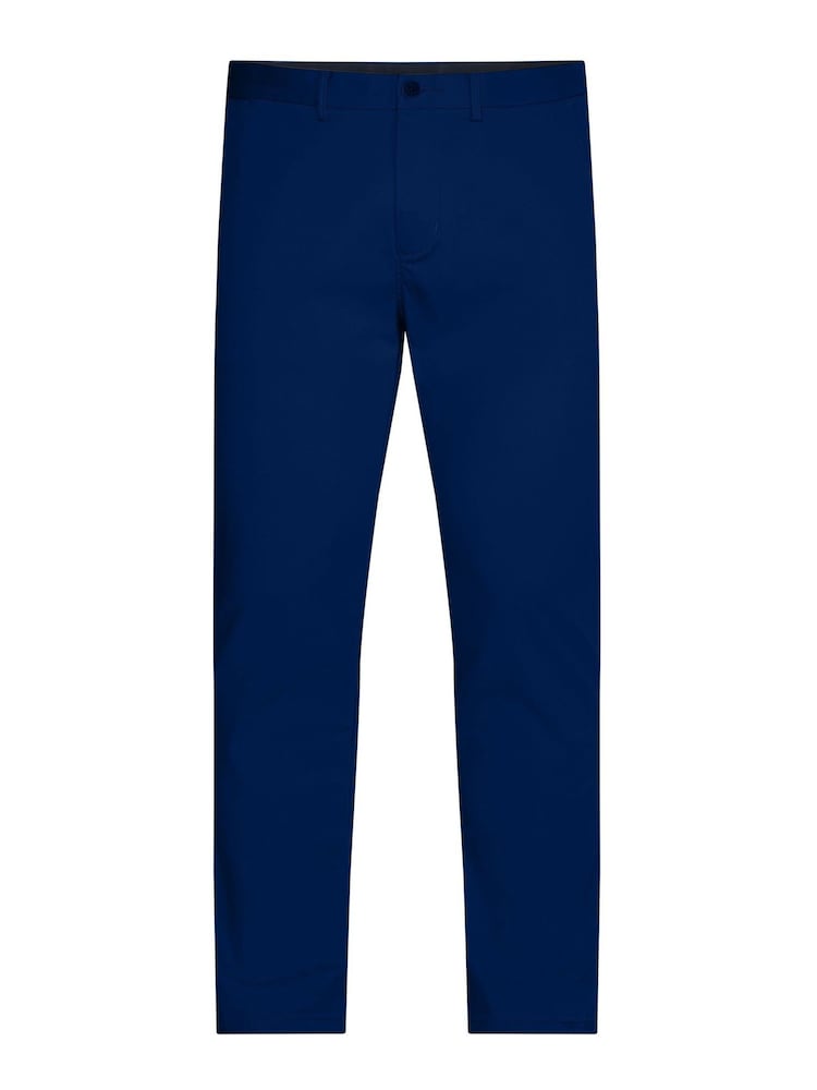 Tommy Hilfiger Blue Dark Slim Bleecker Flex Chinos - Image 2 of 4