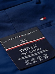 Tommy Hilfiger Blue Dark Slim Bleecker Flex Chinos - Image 4 of 4