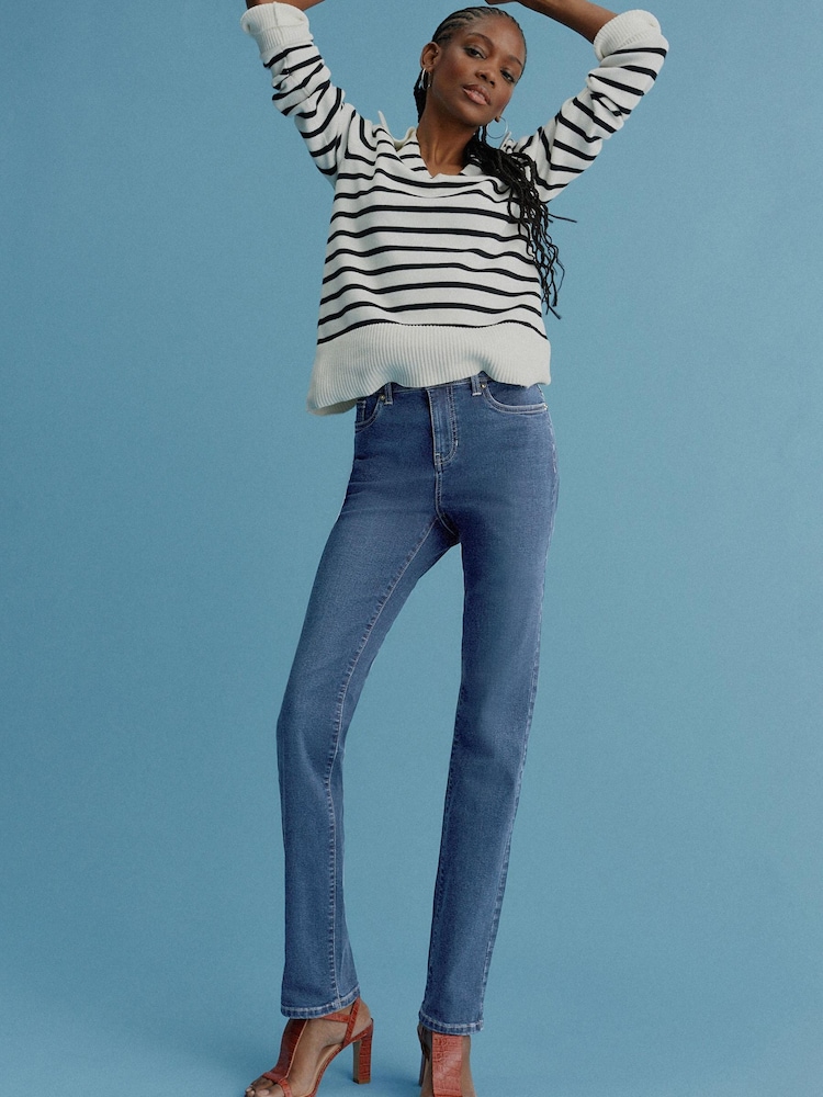 Dark Blue Slim Jeans - Image 2 of 4 Dark Blue Slim Jeans - Image 2 of 4