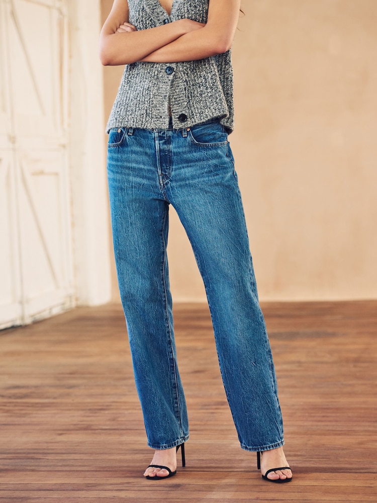 Ярко-синий джинс - Levi's® 501® 90's 100% Cotton Jeans - Image 1 of 6