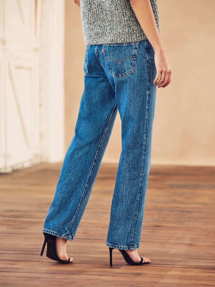 Levi's® Denim Bright Blue 501® 90's Jeans - Image 3 of 6