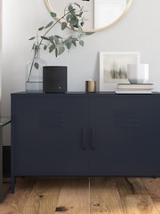 Dorel Home Blue Europe Bradford 2 Door Metal Accent Cabinet - Image 1 of 4