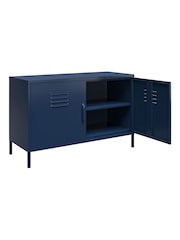Dorel Home Blue Europe Bradford 2 Door Metal Accent Cabinet - Image 4 of 4