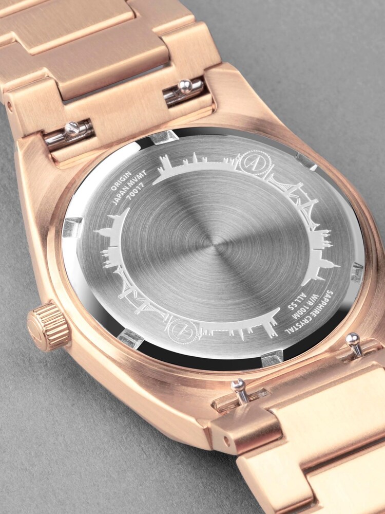 Accurist Womens Gold Tone Origin Rose Stainless Steel Bracelet Analogue Watch - Image 2 of 6 Accurist Womens Gold Tone Origin Rose Stainless Steel Bracelet Analogue Watch - Image 2 of 6