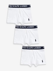 Polo Ralph Lauren Мальчики с поясом на талии Белые боксеры 3 набор - Image 1 of 2