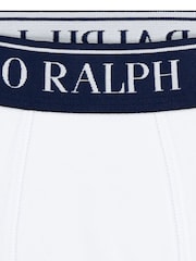 Άσπρο - Πόλο Ralph Lauren βαμβάκι Τεντώστε το λογότυπο μπόξερ πακέτο 3 - Εικόνα 3 από 5
