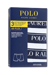 Άσπρο - Πόλο Ralph Lauren βαμβάκι Τεντώστε το λογότυπο μπόξερ πακέτο 3 - Εικόνα 5 από 5