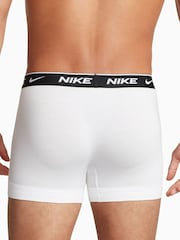 Nike White Everyday Cotton Stretch Trunks 3 Pack - Image 3 of 4