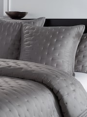 Donna Karan Grey Essential Silk Quilt - Image 2 of 3