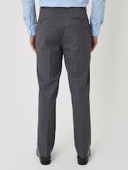 Threadbare Grey Tailored Fit Suit Trousers - Image 4 of 5