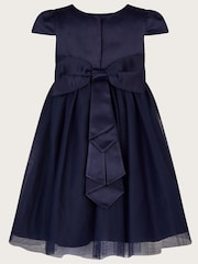 Monsoon Blue Tulle Baby Bridesmaid Dress - Image 2 of 3