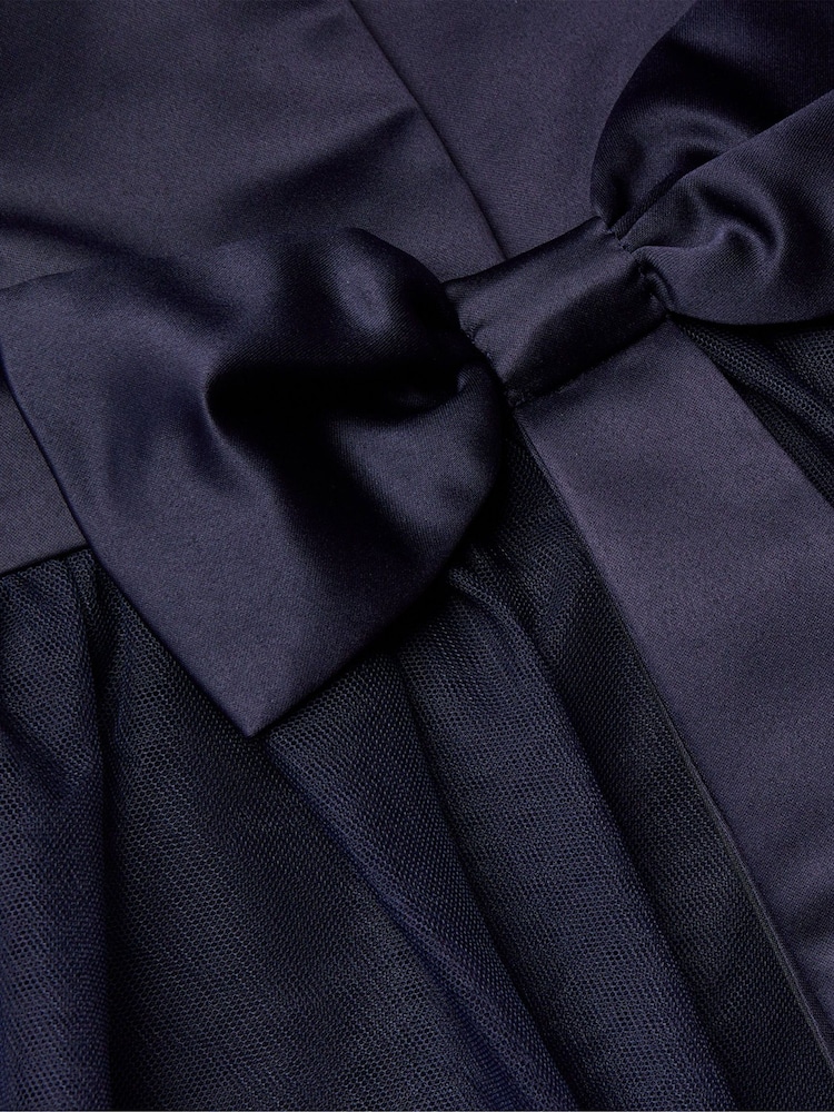 Monsoon Blue Tulle Baby Bridesmaid Dress - Image 3 of 3