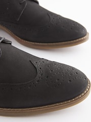 Black Suede Brogues - Image 4 of 6