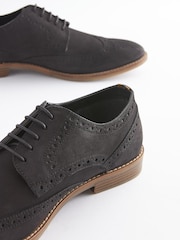 Black Suede Brogues - Image 5 of 6