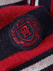 Tommy Hilfiger Red Modern Knit Scarf - Image 2 of 2
