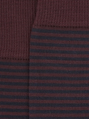 Reiss Bordeaux Mario Stripe Socks - Image 3 of 3