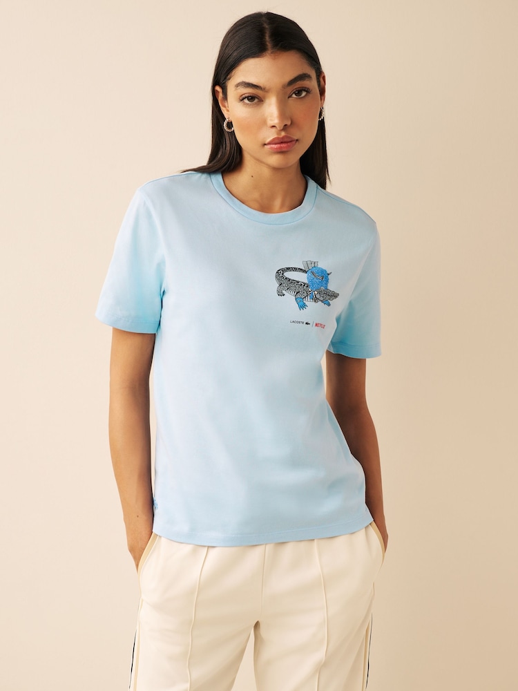 Lacoste Blue Collaboration 360 T-Shirt - Image 1 of 5