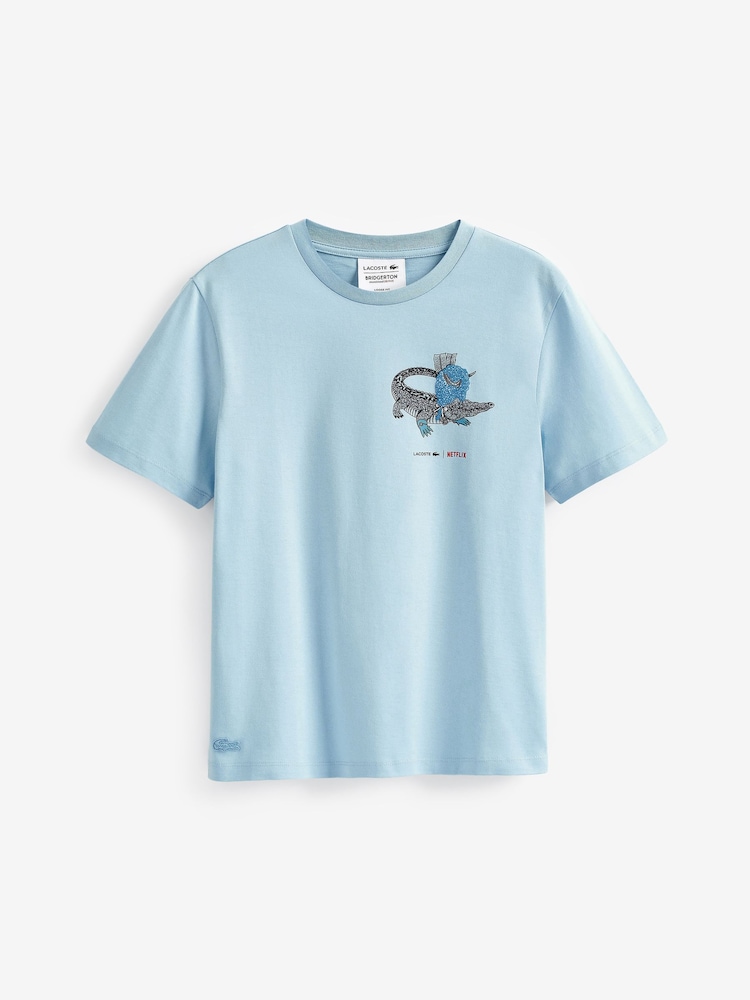 Lacoste Blue Collaboration 360 T-Shirt - Image 5 of 5