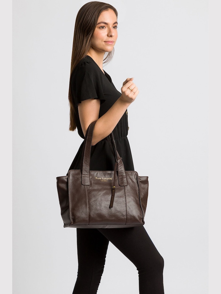 Pure Luxuries London Alexandra Leather Handbag - Image 5 of 5