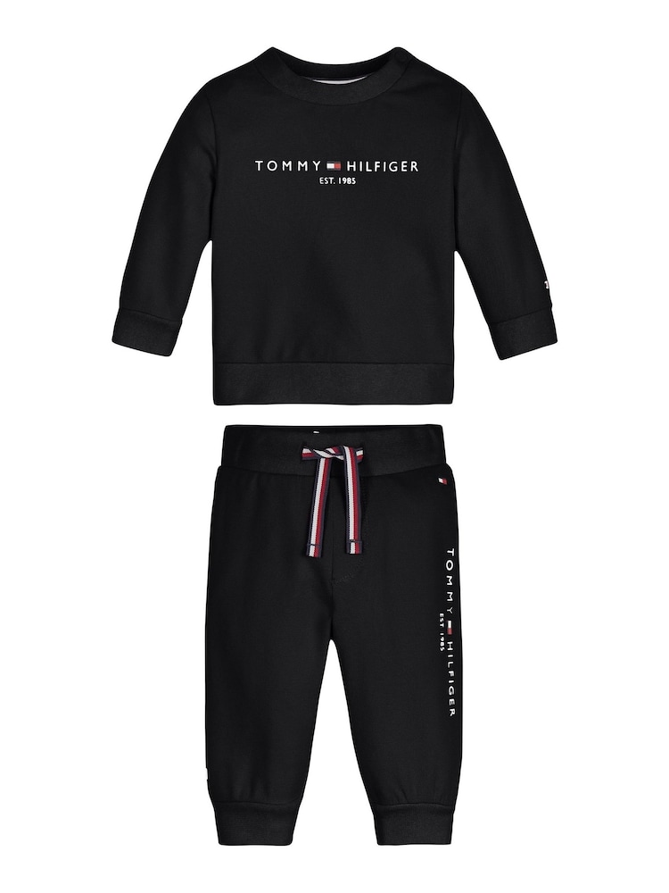 Tommy Hilfiger Black Essential Baby 2 Piece Set - Image 1 of 2