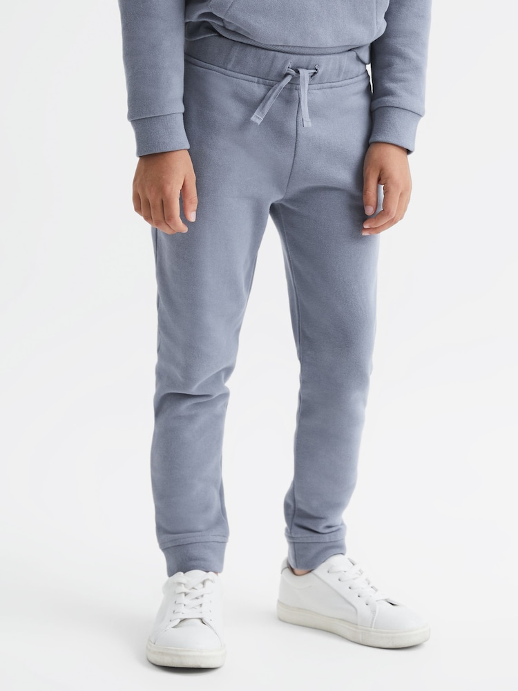 Reiss Ashley Blue Ali Garment Dye Joggers - Image 2 of 5 Reiss Ashley Blue Ali Garment Dye Joggers - Image 2 of 5