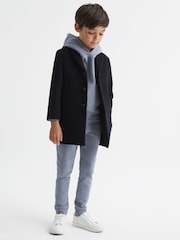 Reiss Ashley Blue Ali Garment Dye Joggers - Image 4 of 5