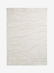 Natural Soft Waves High Low Shaggy Tufted Rug - Image 6 of 8