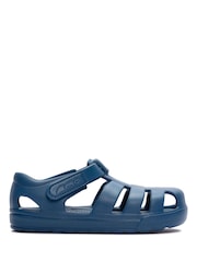 Clarks Blue Toddler Jelly Fisherman Sandals - Image 1 of 7