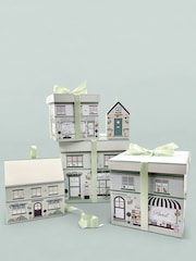 Babyblooms Blue Personalised Elephant Soft Toy with Snuggle Wrap Gift Set - Image 7 of 7