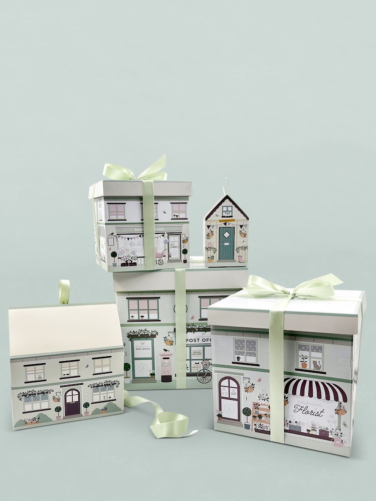 Babyblooms Blue Personalised Elephant Soft Toy with Snuggle Wrap Gift Set - Image 7 of 7